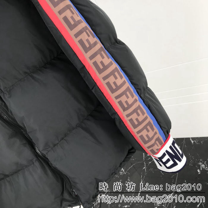FENDI芬迪 18專櫃同步秋冬新款 全方位FF圖案 立體羽絨棉服 情侶款 ydi2213